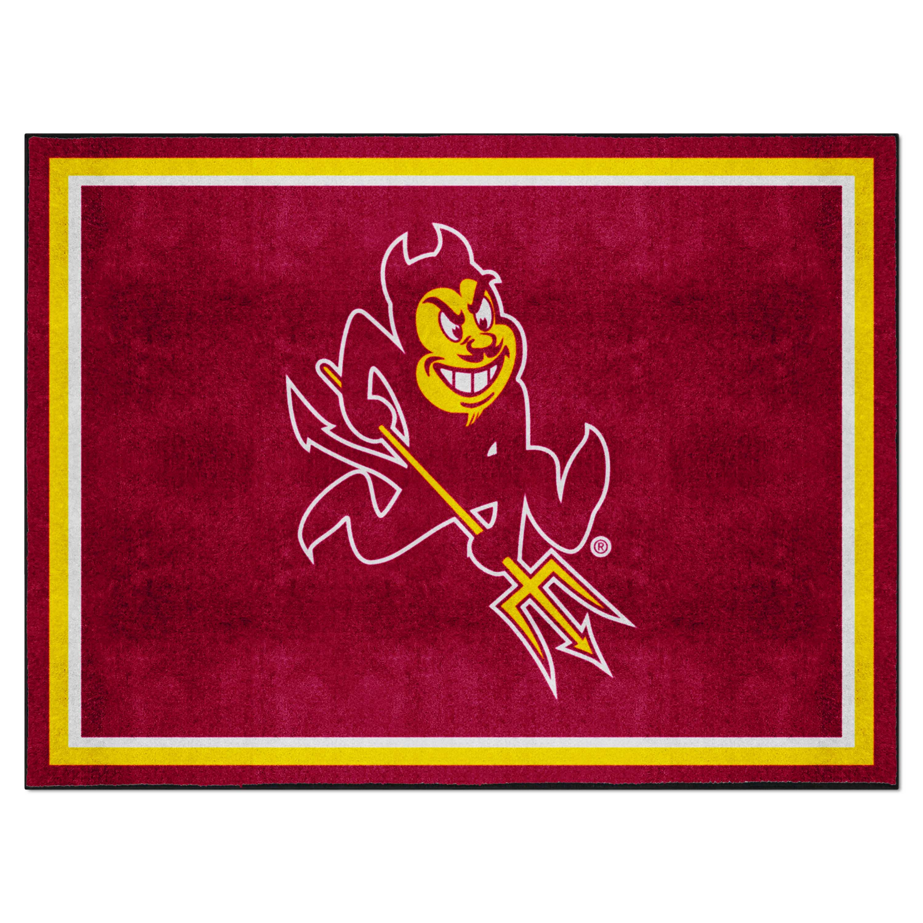 Arizona State Sun Devils 8ft. x 10 ft. Plush Area Rug, Sparky Logo - Arizona State