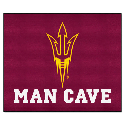 Arizona State Sun Devils Man Cave Tailgater Rug - 5ft. x 6ft., Pitchfork Logo - Arizona State
