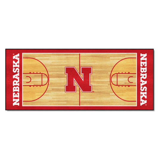 Nebraska Cornhuskers Court Runner Rug - 30in. x 72in. - Nebraska