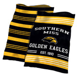 Southern Miss Colorblock Plush Blanket