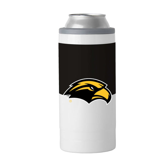 Southern Miss 12oz Colorblock Slim Can Coolie - Logo Brands - Flyclothing LLC