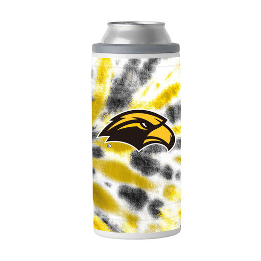 Southern Mississippi 12oz Tie Dye Slim Can Coolie - Logo Brands - Flyclothing LLC