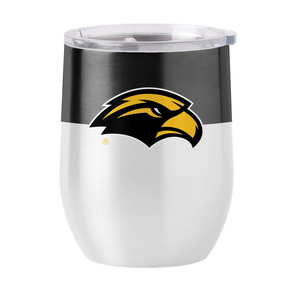 Southern Miss 16oz Colorblock Stainless Curved Beverage - Logo Brands - Flyclothing LLC