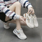 Round Toe Lace-Up Athletic - Trendsi - Flyclothing LLC