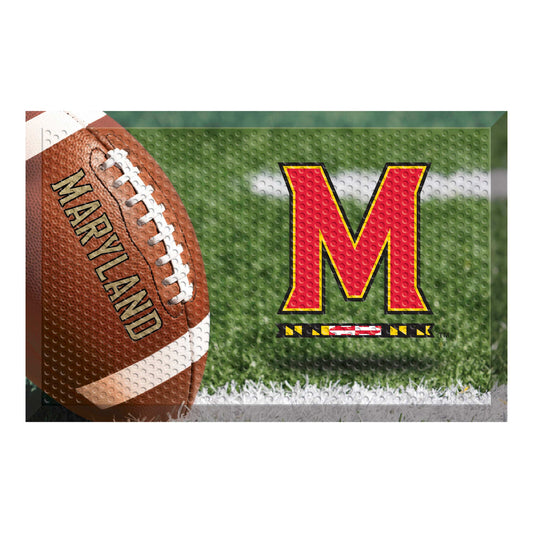 Maryland Terrapins Rubber Scraper Door Mat - Maryland