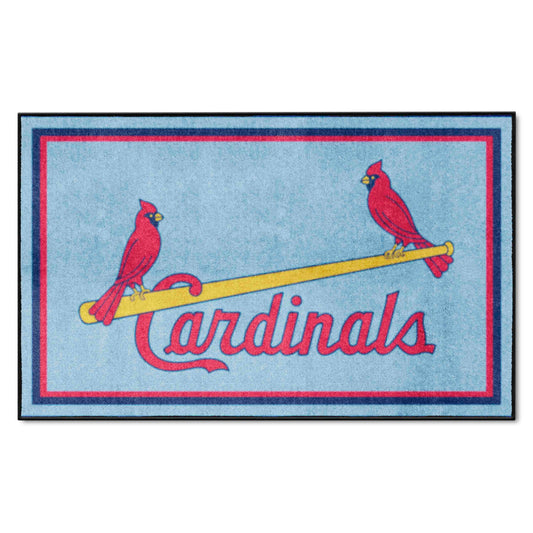 St. Louis Cardinals 4ft. x 6ft. Plush Area Rug