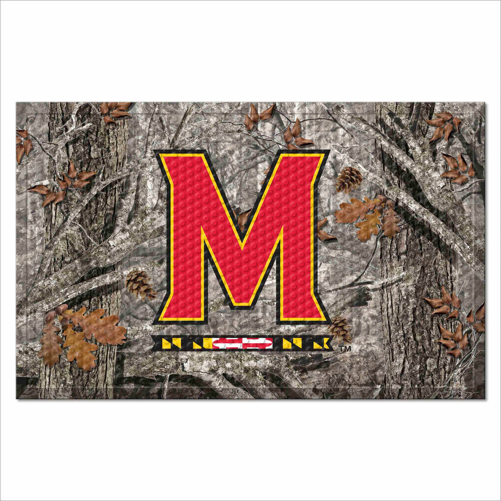 Maryland Terrapins Rubber Scraper Door Mat Camo - Maryland
