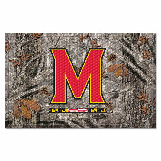 Maryland Terrapins Rubber Scraper Door Mat Camo - Maryland