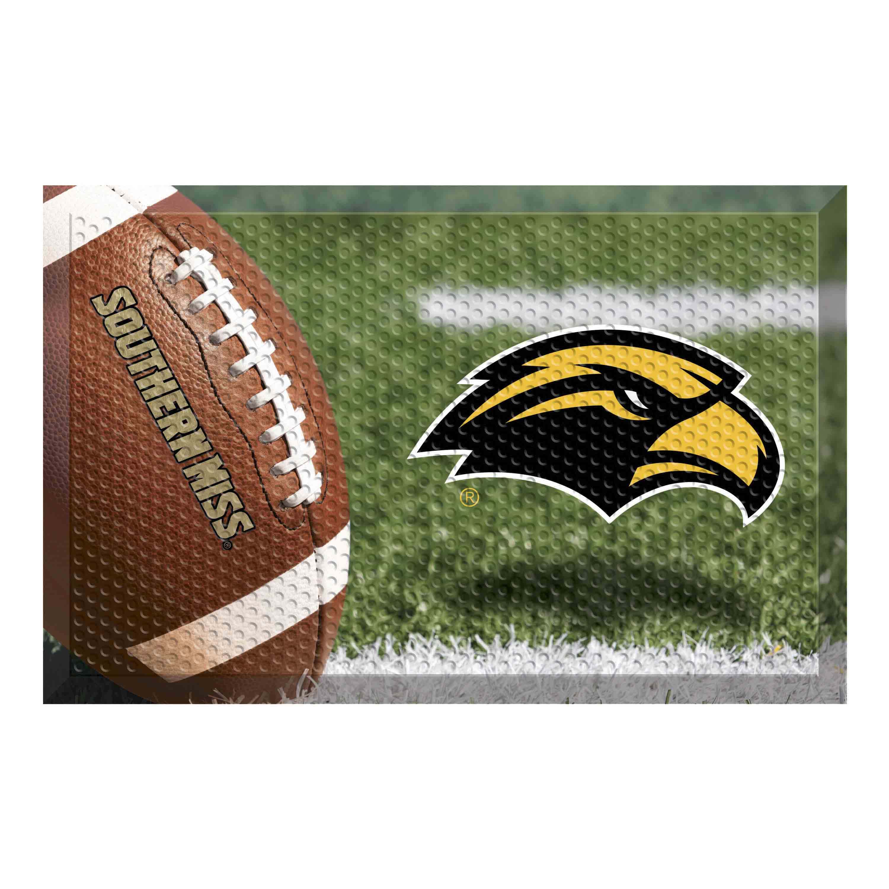 Southern Miss Rubber Scraper Door Mat