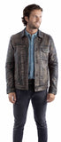 Scully Leather 100% Leather Vintage Black Men's Jacket - Scully Leather - Flyclothing LLC
