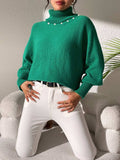 Turtleneck Long Sleeve Sweater - Trendsi - Flyclothing LLC