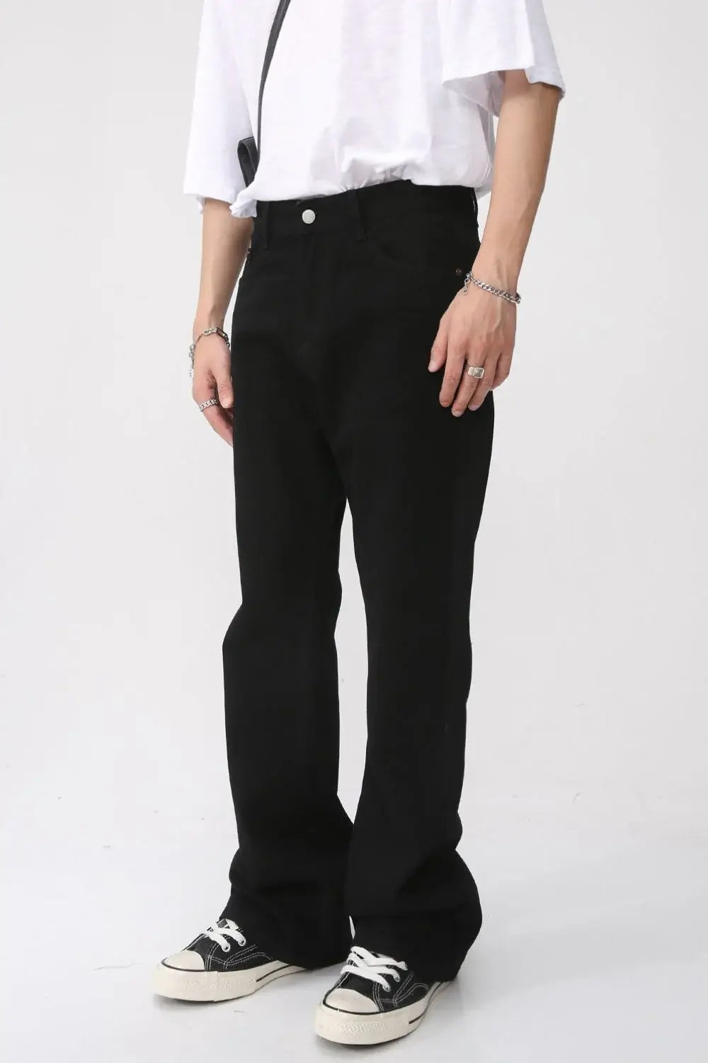 Mid Rise Jeans with Pockets - Trendsi - Flyclothing LLC