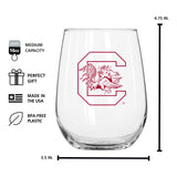 South Carolina 16oz Gameday Curved Beverage Glass