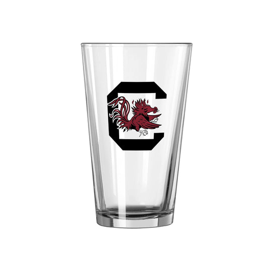 South Carolina 16oz Letterman Pint Glass - Logo Brands - Flyclothing LLC