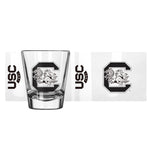 South Carolina Black 2oz Gameday Shot Glass