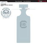 South Carolina 30oz Glass Decanter