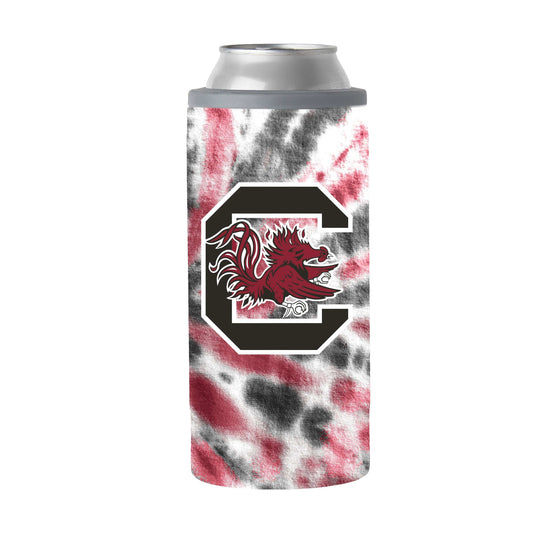South Carolina 12oz Tie Dye Slim Can Coolie - Logo Brands - Flyclothing LLC