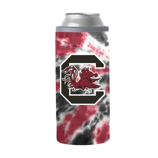 South Carolina 12oz Tie Dye Slim Can Coolie - Logo Brands - Flyclothing LLC