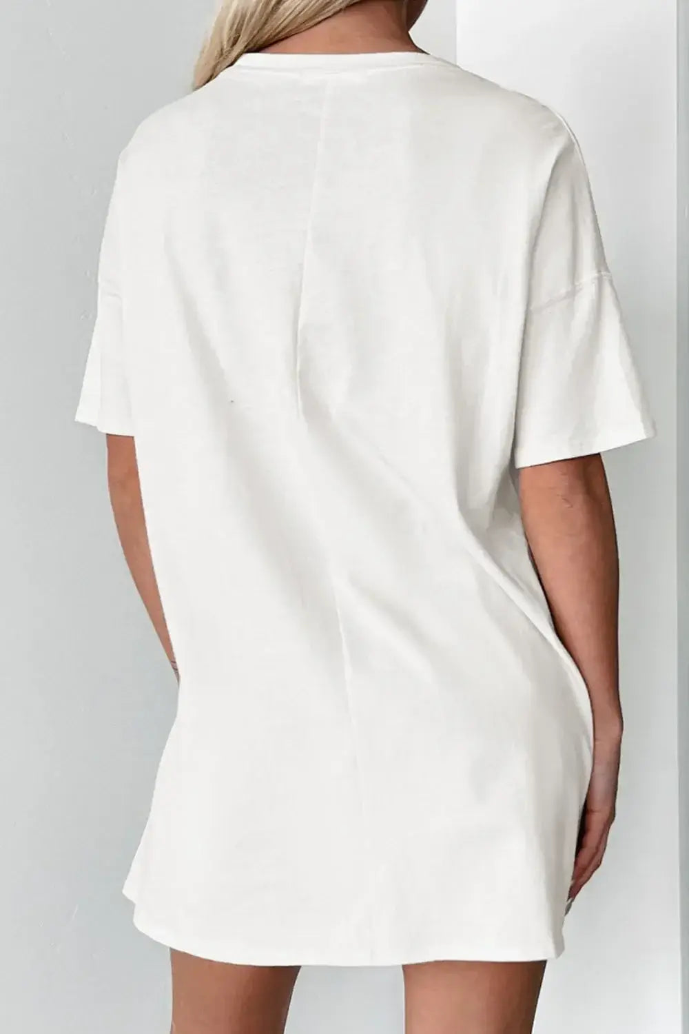 Flower Graphic Round Neck Short Sleeve T-Shirt - Trendsi - Flyclothing LLC