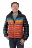Scully Leather 100% Leather Navy Multi Color Puffer Jacket - Scully Leather - Flyclothing LLC