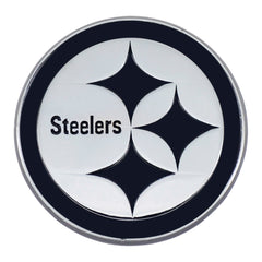 Pittsburgh Steelers 3D Chrome Metal Emblem - Pittsburgh Steelers