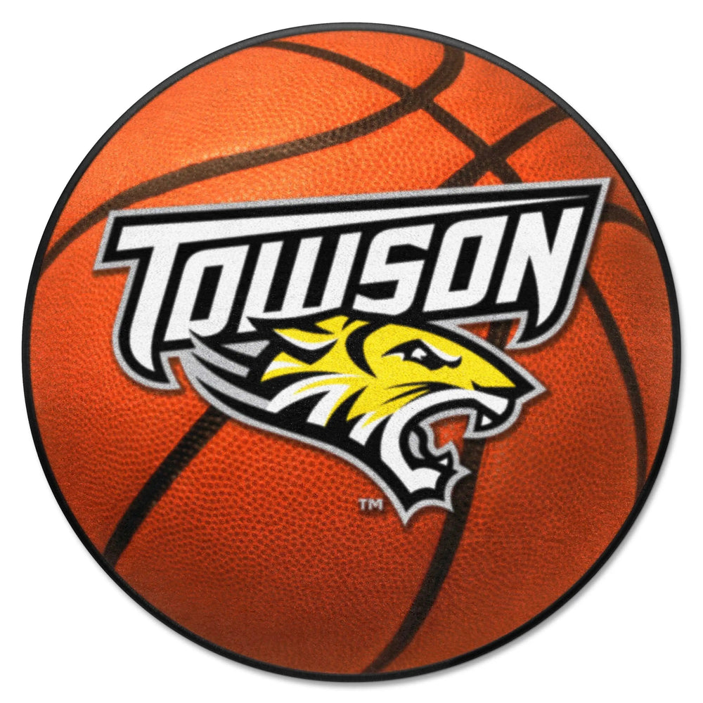 Towson Tigers Basketball Rug - 27in. Diameter - Towson
