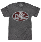 Dr Pepper Oval Logo T-Shirt - Gray