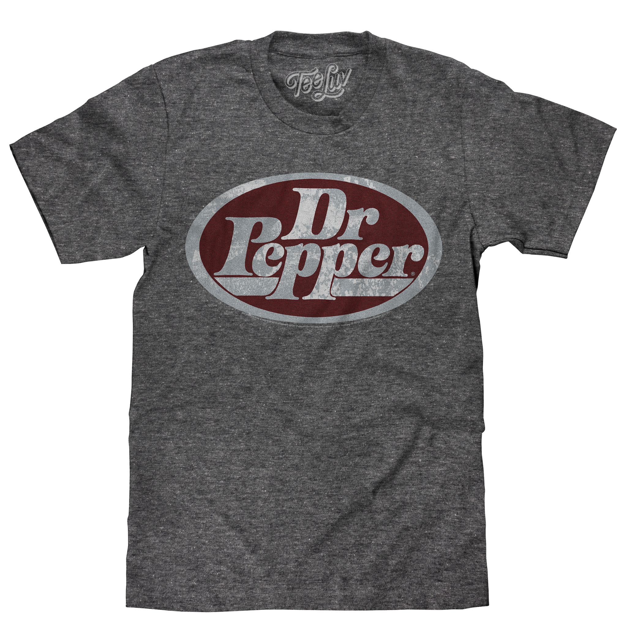 Dr Pepper Oval Logo T-Shirt - Gray