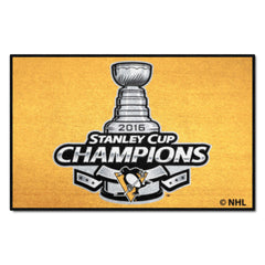 Pittsburgh Penguins Starter Mat Accent Rug - 19in. x 30in., 2016 NHL Stanley Cup Champions - Pittsburgh Penguins