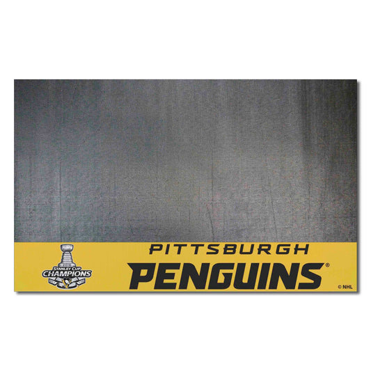 Pittsburgh Penguins Vinyl Grill Mat - 26in. x 42in., 2016 NHL Stanley Cup Champions - Pittsburgh Penguins