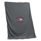 Souther Illinois Charcoal Screened Sweatshirt Blanket - Logo Brands - Flyclothing LLC