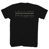 NINE INCH NAILS DOWNWARD SPIRAL FRT/BACK BLACK T-SHIRT