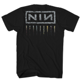 NINE INCH NAILS DOWNWARD SPIRAL FRT/BACK BLACK T-SHIRT