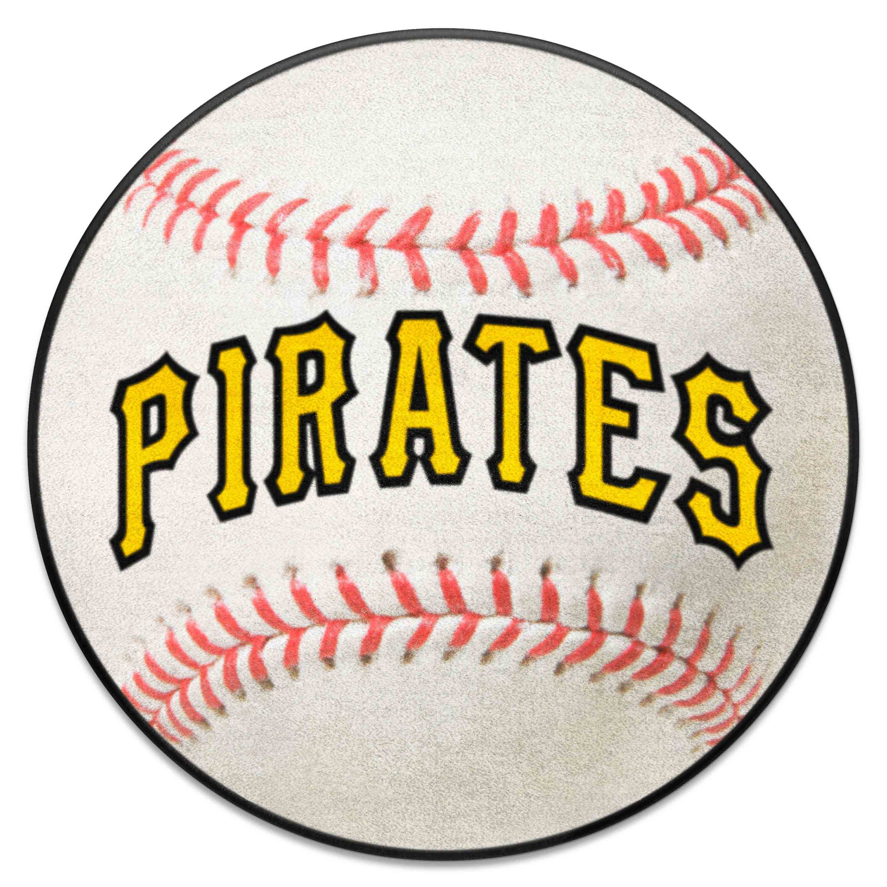 Pittsburgh Pirates Baseball Rug - 27in. Diameter1977 - Pittsburgh Pirates