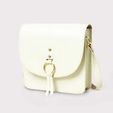 White Elegance Crossbody Sling Bag - Classy Leather Bags - Flyclothing LLC