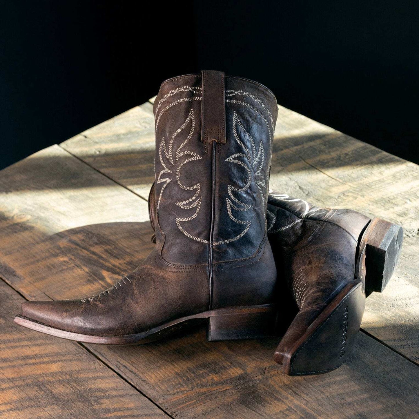 Stetson Iris Mid-Calf Embroidered Boot - Stetson - Flyclothing LLC