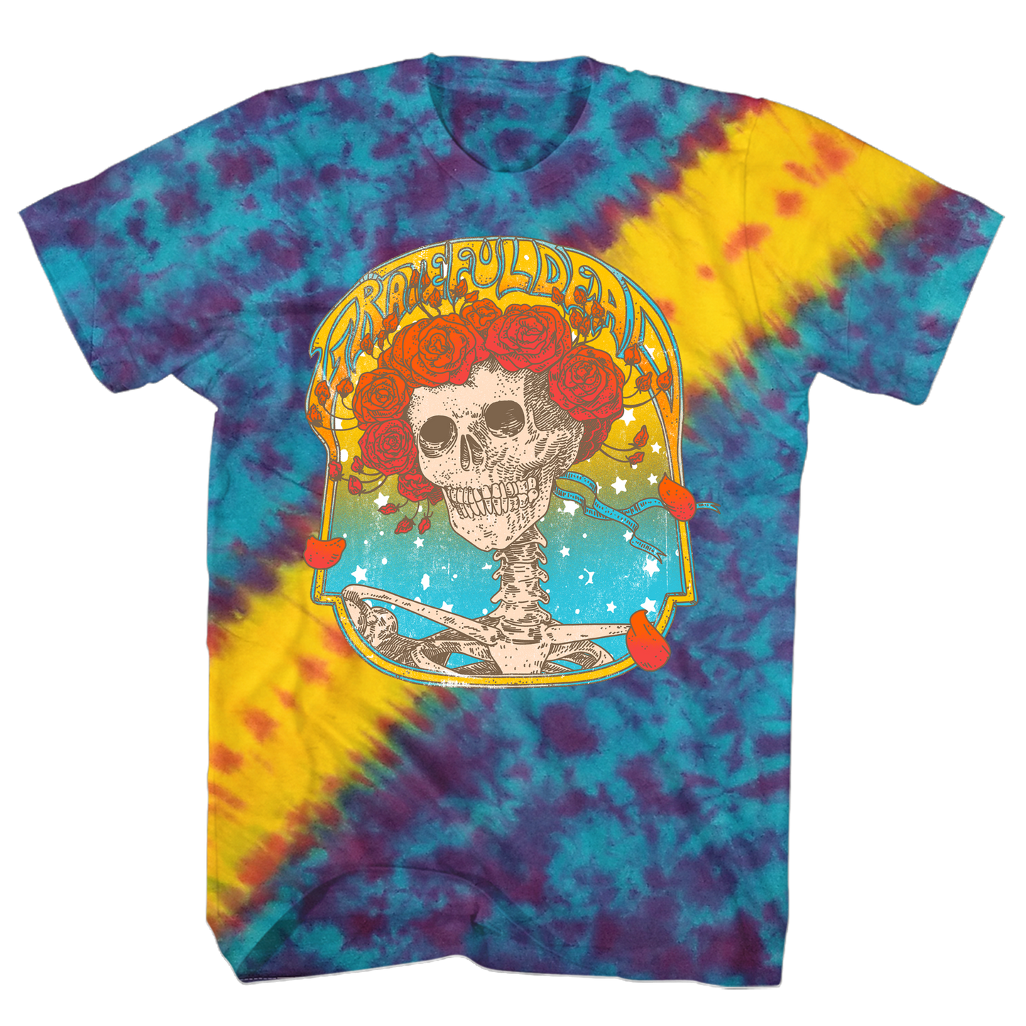 GRTFL DEAD VERTICLE TIE DYE BERTH