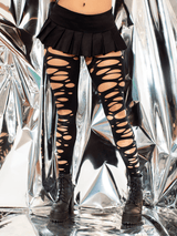 Posy Tattered Footless Tights