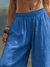 Full Size Bohemian Wide-Leg Pants Plus Size - Trendsi - Flyclothing LLC
