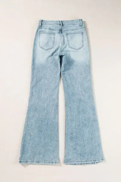 Wide Leg Jeans with Pockets - Trendsi - Flyclothing LLC