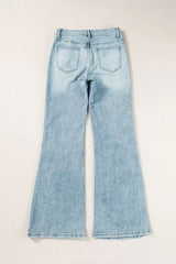 Wide Leg Jeans with Pockets - Trendsi - Flyclothing LLC
