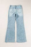 Wide Leg Jeans with Pockets - Trendsi