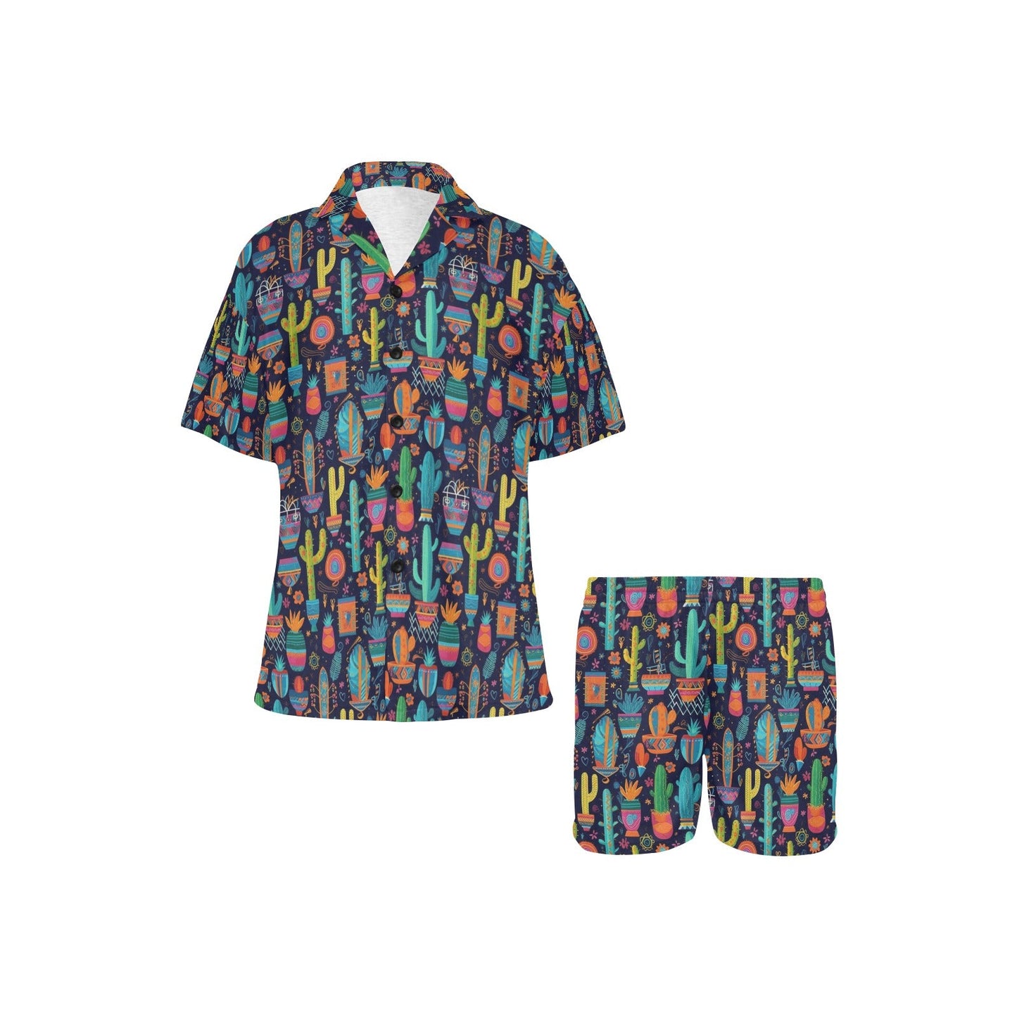 Baha Ranch Crazy Cactus Lady Women's Western Pajama Set