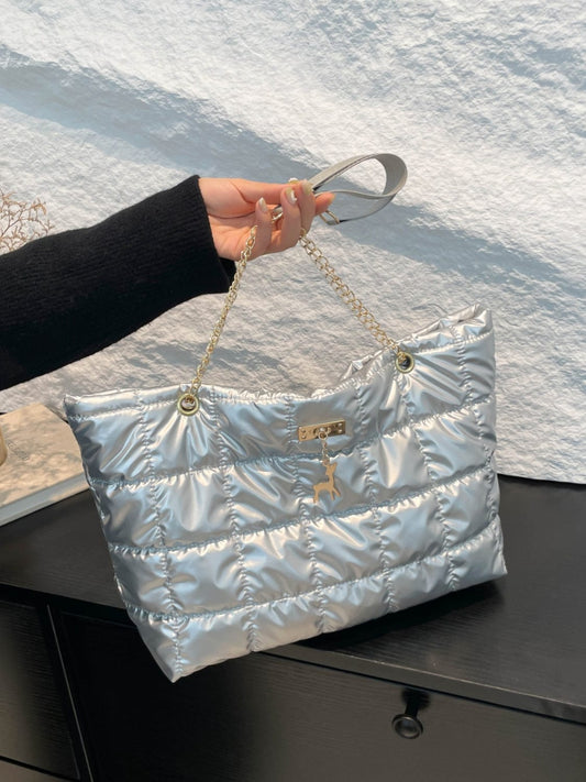 Bubble Texture Tote Bag - Trendsi