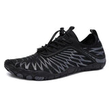 Elastic Lock Laces Mesh Breathable Hike Footwear - Trendsi