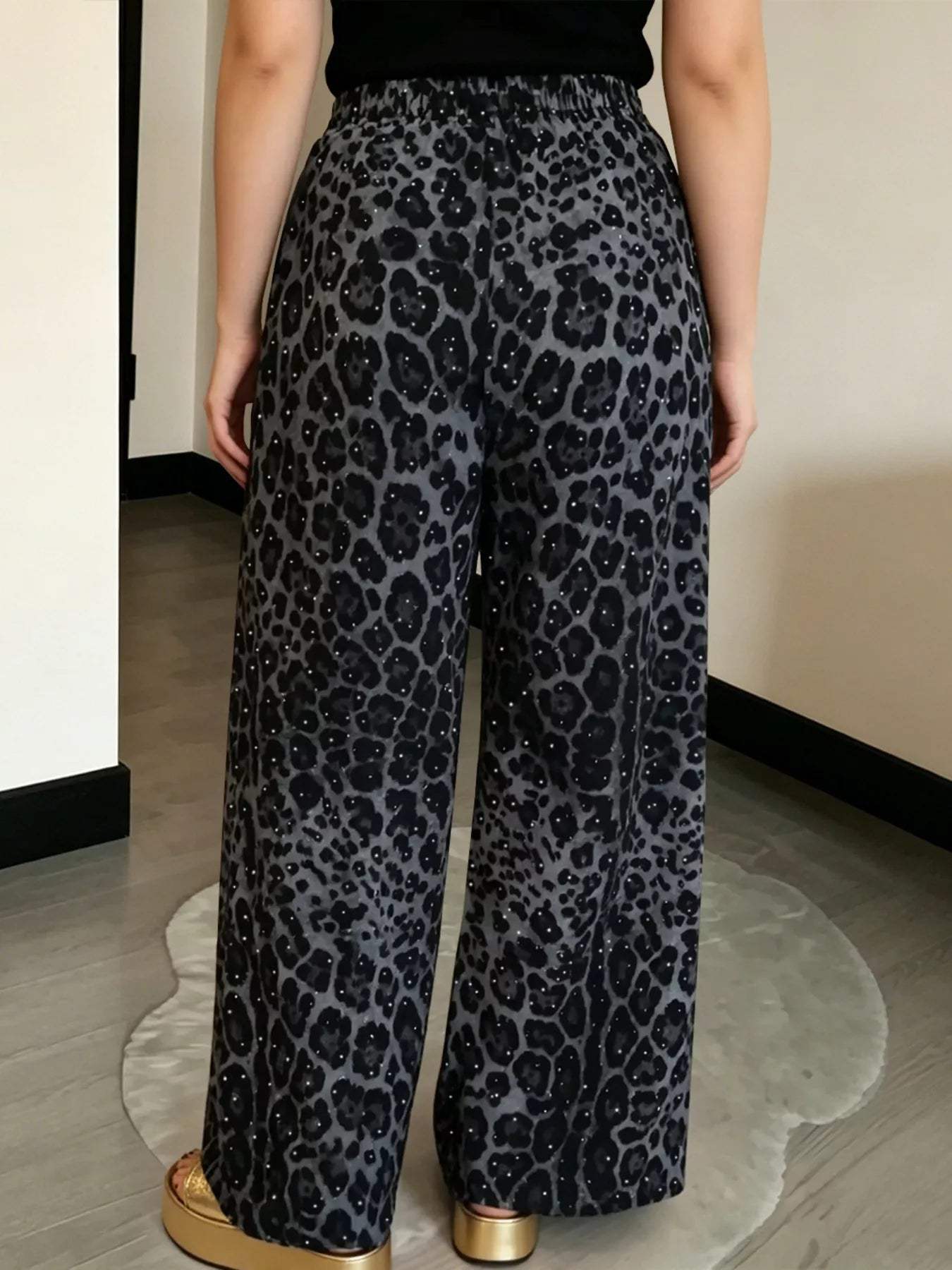 Drawstring Wide-Leg Pants - Trendsi - Flyclothing LLC