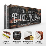 The Haunted Elixir Lounge Halloween Sign III - Tailored Canvases - Flyclothing LLC