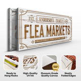 Family Flea Market Sign II - Tailored Canvases - Flyclothing LLC