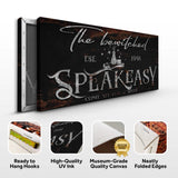 The Bewitched Speakeasy Halloween Sign III - Tailored Canvases - Flyclothing LLC