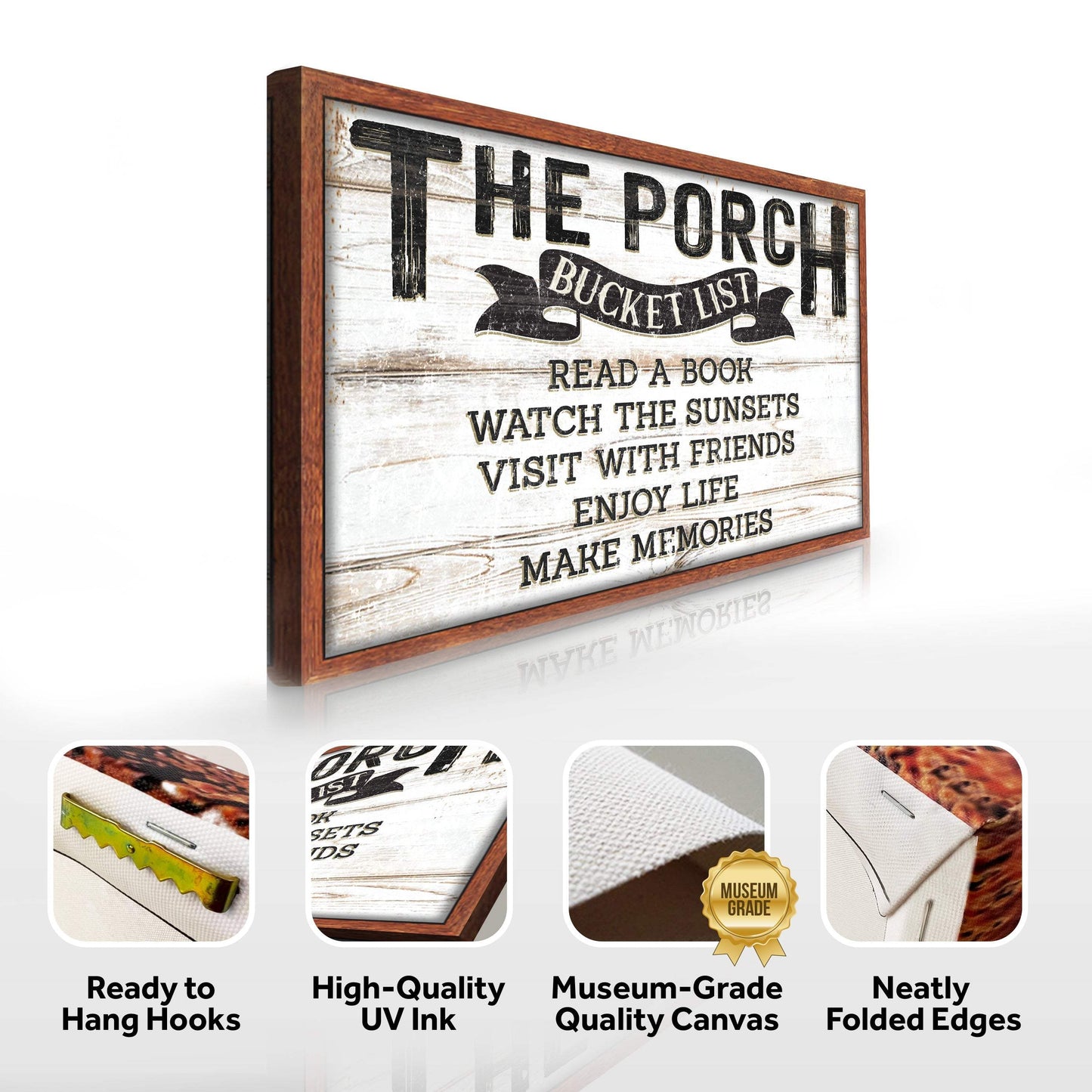 The Porch Bucket Sign - Tailored Canvases - Flyclothing LLC